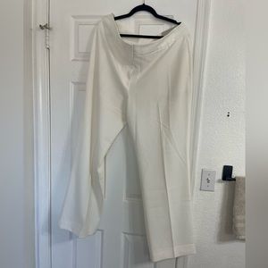 Chicos cream wide leg dress pant